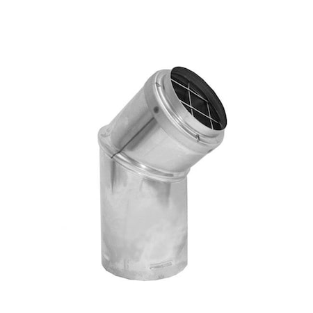 Duravent Duravent 4806436 3 x 3.75 in. Dia. Pellet Horizontal Stainless Steel Stove Pipe Cap- pack of 2 4806436